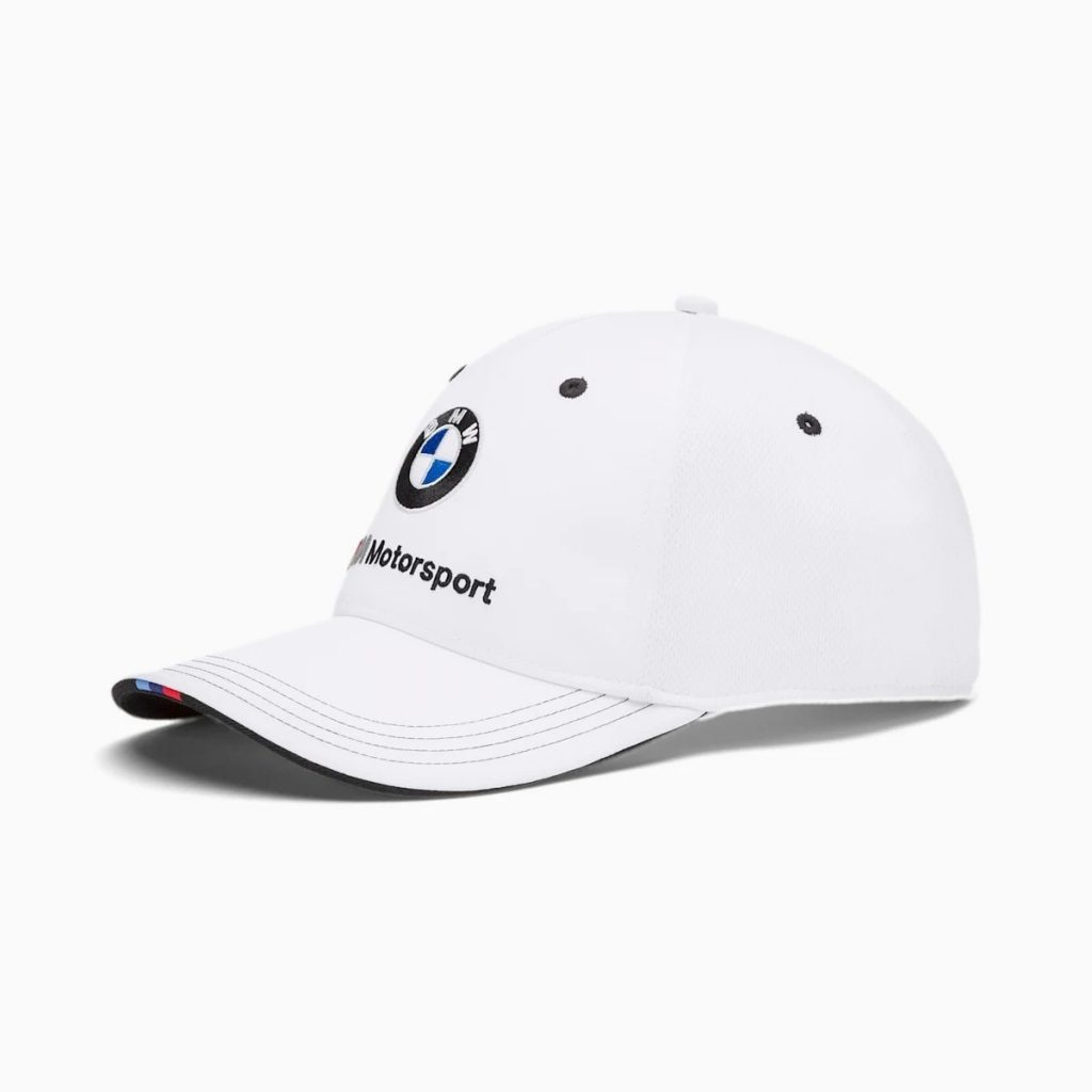 Nón BMW Chính Hãng Màu Trắng Thêu Logo